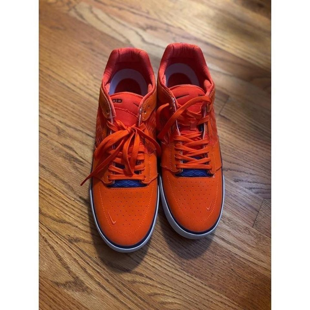Nike SB Ishod Wair Skate Shoes Men 14 Orange Blue DZ5648-800 Excellent Condition